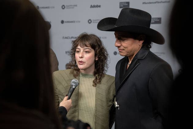 January 25, 2026, Park City, Utah, USA: Sundance Film Festival 2026: JARIPEO Film Premiere: Co-directors REBECCA ZWEIG and EFRAIN MOJICA answer questions ahead of the premiere of their film. Park City USA - ZUMAi207 20260125_zsp_i207_065 Copyright: xAbramxImanx