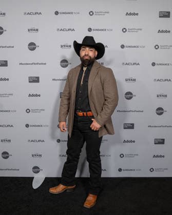 January 25, 2026, Park City, Utah, USA: Sundance Film Festival 2026: JARIPEO Film Premiere: NOE MARGARITO ZARAGONA, protagonist of Jaripeo, poses on the red carpet ahead of the premiere of the film Jaripeo. Park City USA - ZUMAi207 20260125_zsp_i207_072 Copyright: xAbramxImanx