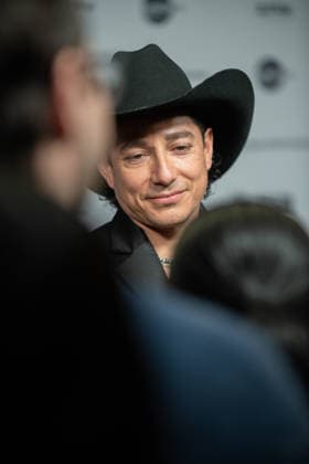 January 25, 2026, Park City, Utah, USA: Sundance Film Festival 2026: JARIPEO Film Premiere: Co-director EFRAIN MOJICA answers questions ahead of the premiere of the film Jaripeo. Park City USA - ZUMAi207 20260125_zsp_i207_073 Copyright: xAbramxImanx