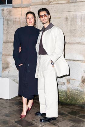 Natasha Andrews, Pierre Niney - Photo Call du Défilé de mode Jacquemus Collection Hommes Automne Hiver Printemps Été dans le cadre de la Fashion Week de Paris, France, le 25 janvier 2026 Olivier Borde Bestimage Photocall of the Jacquemus Show, Menswear Fall Win Collection as part of Paris Fashion Week, France, January, 2026 Olivier Borde Bestimage Paris France  Copyright: xOLIVIERxBORDEx xBESTIMAGExOLIVIERxBORDEx xBESTIMAGEx