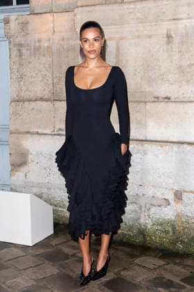 Tina Kunakey - Photo Call du Défilé de mode Jacquemus Collection Hommes Automne Hiver Printemps Été dans le cadre de la Fashion Week de Paris, France, le 25 janvier 2026 Olivier Borde Bestimage Photocall of the Jacquemus Show, Menswear Fall Win Collection as part of Paris Fashion Week, France, January, 2026 Olivier Borde Bestimage Paris France  Copyright: xOLIVIERxBORDEx xBESTIMAGExOLIVIERxBORDEx xBESTIMAGEx