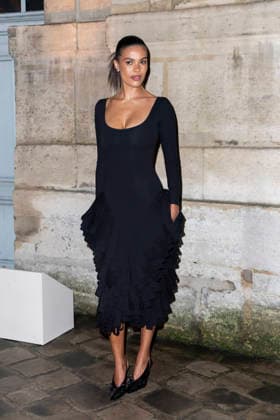 Tina Kunakey - Photo Call du Défilé de mode Jacquemus Collection Hommes Automne Hiver Printemps Été dans le cadre de la Fashion Week de Paris, France, le 25 janvier 2026 Olivier Borde Bestimage Photocall of the Jacquemus Show, Menswear Fall Win Collection as part of Paris Fashion Week, France, January, 2026 Olivier Borde Bestimage Paris France  Copyright: xOLIVIERxBORDEx xBESTIMAGExOLIVIERxBORDEx xBESTIMAGEx