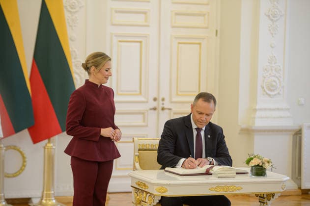 Polish President Nawrocki - Ukrainian President Zelenskyy - Lithuanian President Nauseda trilateral meeting in Vilnius VILNIUS, LITHUANIA - JANUARY 25: Polish President Karol Nawrocki and Lithuanian President Gitanas Nauseda meet under the Lublin Triangle framework, where the presidents discussed military cooperation, regional defense strategies, and diplomatic developments in the Ukraine–Russia conflict in Vilnius, Lithuania on January 25, 2026. Yauhen Yerchak Anadolu Vilnius Lithuania. Editorial use only. Please get in touch for any other usage.  Copyright: x2026xAnadoluxYauhenxYerchakx