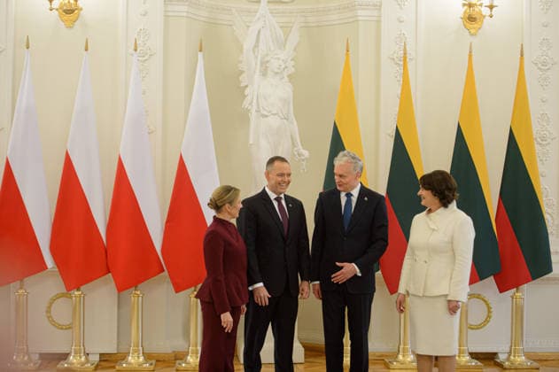 Polish President Nawrocki - Ukrainian President Zelenskyy - Lithuanian President Nauseda trilateral meeting in Vilnius VILNIUS, LITHUANIA - JANUARY 25: Polish President Karol Nawrocki and Lithuanian President Gitanas Nauseda meet under the Lublin Triangle framework, where the presidents discussed military cooperation, regional defense strategies, and diplomatic developments in the Ukraine–Russia conflict in Vilnius, Lithuania on January 25, 2026. Yauhen Yerchak Anadolu Vilnius Lithuania. Editorial use only. Please get in touch for any other usage.  Copyright: x2026xAnadoluxYauhenxYerchakx