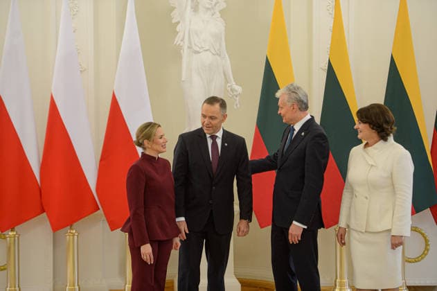 Polish President Nawrocki - Ukrainian President Zelenskyy - Lithuanian President Nauseda trilateral meeting in Vilnius VILNIUS, LITHUANIA - JANUARY 25: Polish President Karol Nawrocki and Lithuanian President Gitanas Nauseda meet under the Lublin Triangle framework, where the presidents discussed military cooperation, regional defense strategies, and diplomatic developments in the Ukraine–Russia conflict in Vilnius, Lithuania on January 25, 2026. Yauhen Yerchak Anadolu Vilnius Lithuania. Editorial use only. Please get in touch for any other usage.  Copyright: x2026xAnadoluxYauhenxYerchakx