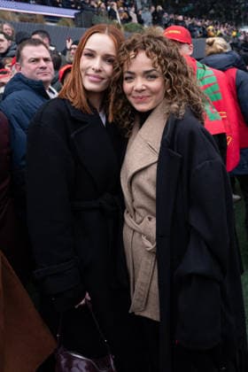2026 Grand Prix d Amerique - Vincennes Anais Grangerac, Maeva Couke attending the 2026 American Grand Prix at the Paris racecourse, on January 25, 2026 in Vincennes, France. Photo by Laurent Zabulon ABACAPRESS.COM Vincennes France  Copyright: xZabulonxLaurent ABACAx