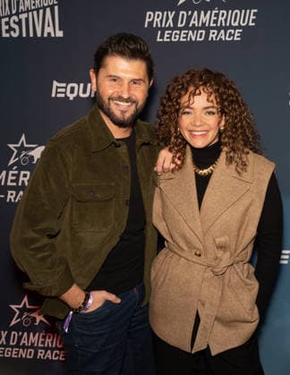 2026 Grand Prix d Amerique - Vincennes Anais Grangerac, Christophe Beaugrand attending the 2026 American Grand Prix at the Paris racecourse, on January 25, 2026 in Vincennes, France. Photo by Laurent Zabulon ABACAPRESS.COM Vincennes France  Copyright: xZabulonxLaurent ABACAx