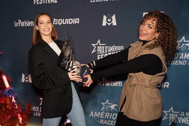 2026 Grand Prix d Amerique - Vincennes Anais Grangerac, Maeva Couke attending the 2026 American Grand Prix at the Paris racecourse, on January 25, 2026 in Vincennes, France. Photo by Laurent Zabulon ABACAPRESS.COM Vincennes France  Copyright: xZabulonxLaurent ABACAx