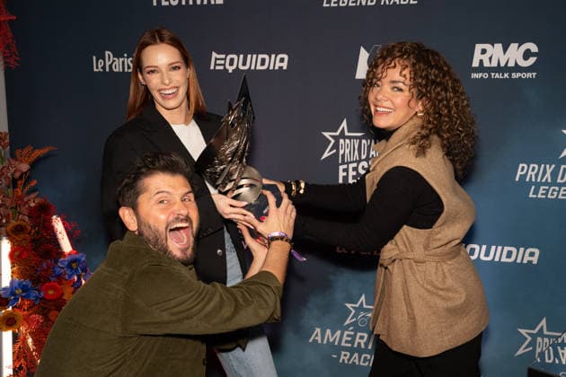 2026 Grand Prix d Amerique - Vincennes Anais Grangerac, Maeva Couke and Christophe Beaugrand attend the 2026 American Grand Prix at the Paris racecourse, on January 25, 2026 in Vincennes, France. Photo by Laurent Zabulon ABACAPRESS.COM Vincennes France  Copyright: xZabulonxLaurent ABACAx