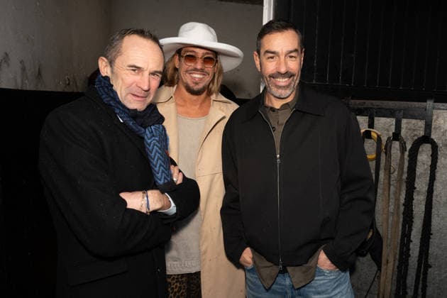 2026 Grand Prix d Amerique - Vincennes Yann Muller and Robert Pires attend the 2026 American Grand Prix at the Paris racecourse, on January 25, 2026 in Vincennes, France. Photo by Laurent Zabulon ABACAPRESS.COM Vincennes France  Copyright: xZabulonxLaurent ABACAx