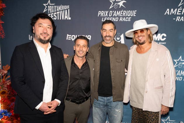 2026 Grand Prix d Amerique - Vincennes Pierre Sang, Ludovic Giuly, Robert Pires and Yann Muller attend the 2026 American Grand Prix at the Paris racecourse, on January 25, 2026 in Vincennes, France. Photo by Laurent Zabulon ABACAPRESS.COM Vincennes France  Copyright: xZabulonxLaurent ABACAx