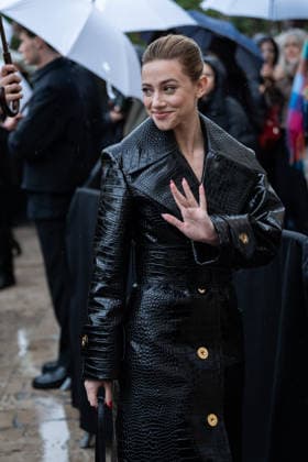 Patou - Outside Arrivals - Paris Fashion Week - Menswear Fall Winter 2026-2027 Lili Reinhart attends the Patou Menswear Fall Winter 2026-2027 show as part of Paris Fashion Week on January 25, 2026 in Paris, France., Credit:Lounis Tiar Avalon France, Paris  Copyright: xLounisxTiarx xAvalonx 1069343693
