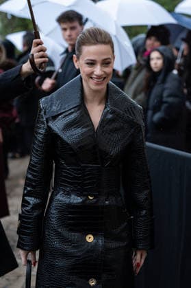 Patou - Outside Arrivals - Paris Fashion Week - Menswear Fall Winter 2026-2027 Lili Reinhart attends the Patou Menswear Fall Winter 2026-2027 show as part of Paris Fashion Week on January 25, 2026 in Paris, France., Credit:Lounis Tiar Avalon France, Paris  Copyright: xLounisxTiarx xAvalonx 1069344519
