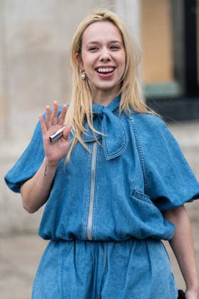 Patou - Outside Arrivals - Paris Fashion Week - Menswear Fall Winter 2026-2027 Kim Higelin attends the Patou Menswear Fall Winter 2026-2027 show as part of Paris Fashion Week on January 25, 2026 in Paris, France., Credit:Lounis Tiar Avalon France, Paris  Copyright: xLounisxTiarx xAvalonx 1069345377