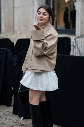 Patou - Outside Arrivals - Paris Fashion Week - Menswear Fall Winter 2026-2027 Louane attends the Patou Menswear Fall Winter 2026-2027 show as part of Paris Fashion Week on January 25, 2026 in Paris, France., Credit:Lounis Tiar Avalon France, Paris  Copyright: xLounisxTiarx xAvalonx 1069345501