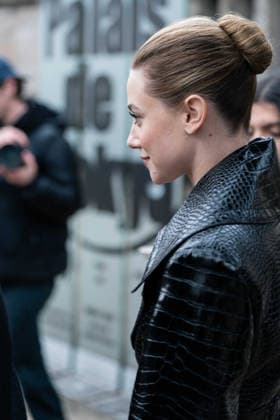 Patou - Outside Arrivals - Paris Fashion Week - Menswear Fall Winter 2026-2027 Lili Reinhart attends the Patou Menswear Fall Winter 2026-2027 show as part of Paris Fashion Week on January 25, 2026 in Paris, France., Credit:Lounis Tiar Avalon France, Paris  Copyright: xLounisxTiarx xAvalonx 1069345525