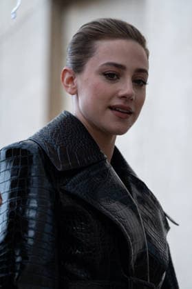 Patou - Outside Arrivals - Paris Fashion Week - Menswear Fall Winter 2026-2027 Lili Reinhart attends the Patou Menswear Fall Winter 2026-2027 show as part of Paris Fashion Week on January 25, 2026 in Paris, France., Credit:Lounis Tiar Avalon France, Paris  Copyright: xLounisxTiarx xAvalonx 1069346374