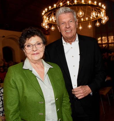 Monika Baumgartner Actress Dieter Reiter Lord Mayor of Munich 25 01 2025 Heart for Heart Reception of the City of Munich in the Old Town Hall for people after heart transplantation invites the LMU Klinikum Foto Muenchen