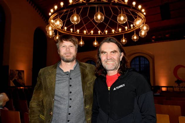 Max Reichel Cameraman Producer Thomas Huber, extreme mountaineer Munich 25 01 2025 Heart for Heart Reception of the City of Munich in the Old Town Hall for people after heart transplantation invites the LMU Klinikum Foto Muenchen