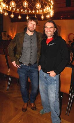 Max Reichel Cameraman Producer Thomas Huber, extreme mountaineer Munich 25 01 2025 Heart for Heart Reception of the City of Munich in the Old Town Hall for people after heart transplantation invites the LMU Klinikum Foto Muenchen
