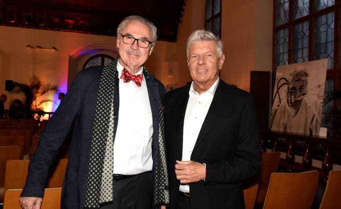 Professor Dr med Markus M Lerch Medical Director of the LMU Munich Dieter Reiter Mayor of Munich 25 01 2025 Heart for Heart Reception of the City of Munich in the Old Town Hall for people after heart transplantation invites the LMU Klinikum Foto Muenchen