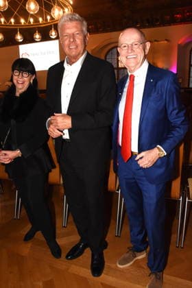 Irene Lejeune Dieter Reiter Lord Mayor Erich Lejeune Munich 25 01 2025 Heart for Heart Reception of the City of Munich in the Old Town Hall for people after heart transplantation invites the LMU Klinikum Foto Muenchen