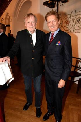 Prof Dr med Bruno Reichart Cardiac surgeon Prof Dr med Bruno Meiser LMU Head of the Transplant Center Munich Munich 25 01 2025 Heart for Heart Reception of the City of Munich in the Old Town Hall for people after heart transplantation invites the LMU Klinikum Foto Muenchen