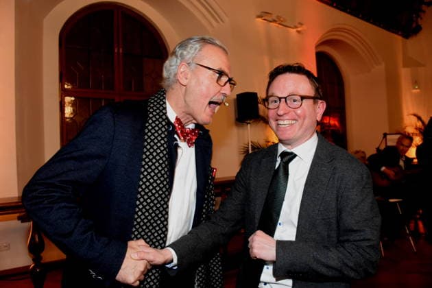 Professor Dr med Markus M Lerch Medical Director of the LMU Munich Professor Dr med Hans Theiss Member of the German Parliament Munich 25 01 2025 Heart for Heart Reception of the City of Munich in the Old Town Hall for people after heart transplantation invites the LMU Klinikum Foto Muenchen