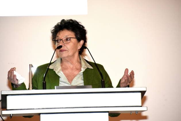 Monika Baumgartner Actress Munich 25 01 2025 Heart for Heart Reception of the City of Munich in the Old Town Hall for people after heart transplantation invites the LMU Klinikum Foto Muenchen