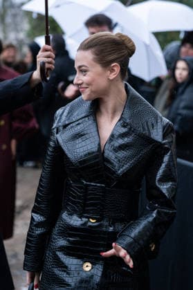 PFW - Patou Arrivals Lili Reinhart attends the Patou Menswear Fall Winter 2026-2027 show as part of Paris Fashion Week on January 25, 2026 in Paris, France. Photo by LounisPhotography ABACAPRESS.COM Paris France  Copyright: xLounisPhotography ABACAx