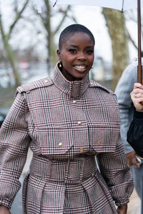 PFW - Patou Arrivals Joy Sunday attends the Patou Menswear Fall Winter 2026-2027 show as part of Paris Fashion Week on January 25, 2026 in Paris, France. Photo by LounisPhotography ABACAPRESS.COM Paris France  Copyright: xLounisPhotography ABACAx