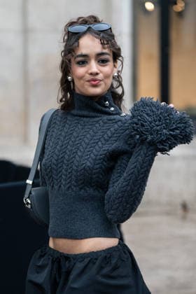 PFW - Patou Arrivals Thalia Besson attends the Patou Menswear Fall Winter 2026-2027 show as part of Paris Fashion Week on January 25, 2026 in Paris, France. Photo by LounisPhotography ABACAPRESS.COM Paris France  Copyright: xLounisPhotography ABACAx