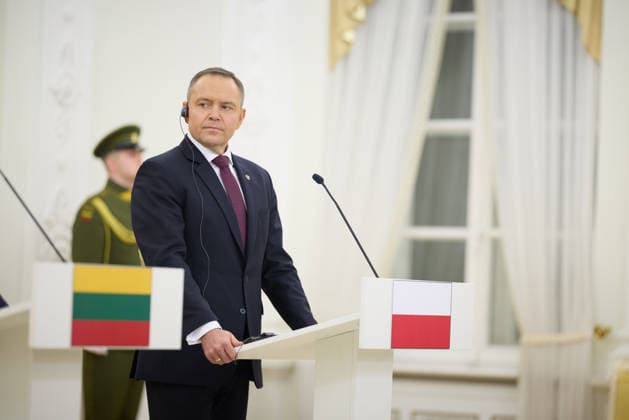 Zelenskyy visits Lithuania Karol Nawrocki President of Poland Working Visit of the President and the First Lady of Ukraine to Lithuania to Take Part in Events Marking the Anniversary of the January Uprising. Vilnius, Lithuania on January 25, 2026 Vilnius Lithuania Copyright: xx