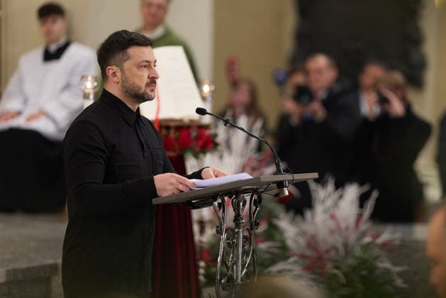 Zelenskyy visits Lithuania Volodymyr Zelenskyy President of Ukraine Working Visit of the President and the First Lady of Ukraine to Lithuania to Take Part in Events Marking the Anniversary of the January Uprising. Vilnius, Lithuania on January 25, 2026 Vilnius Lithuania Copyright: xx