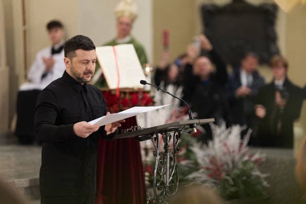 Zelenskyy visits Lithuania Volodymyr Zelenskyy President of Ukraine Working Visit of the President and the First Lady of Ukraine to Lithuania to Take Part in Events Marking the Anniversary of the January Uprising. Vilnius, Lithuania on January 25, 2026 Vilnius Lithuania Copyright: xx