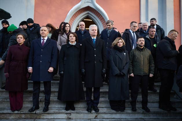 Zelenskyy visits Lithuania Marta Nawrocka First Lady of Poland, Karol Nawrocki President of Poland, Diana NausÄ—dienÄ— First Lady of Lithuania, Gitanas NausÄ—da President of Lithuania, Olena Zelenska First Lady of Ukraine, Volodymyr Zelenskyy President of Ukraine Working Visit of the President and the First Lady of Ukraine to Lithuania to Take Part in Events Marking the Anniversary of the January Uprising. Vilnius, Lithuania on January 25, 2026 Vilnius Lithuania Copyright: xx