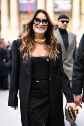 Carla Bruni Sarkozy at Schiaparelli Haute Couture Spring Summer 2026 Collection fashion show, during Paris Fashion Week on january 26th 2026 Pierre Perusseau Bestimage Celebrities at Schiaparelli Haute Couture Spring Summer 2026 Collection fashion show, during Paris Fashion Week on january 26th 2026 Paris France  Copyright: xPierrexPerusseaux xBestimagexPierrexPerusseaux xBestimagex
