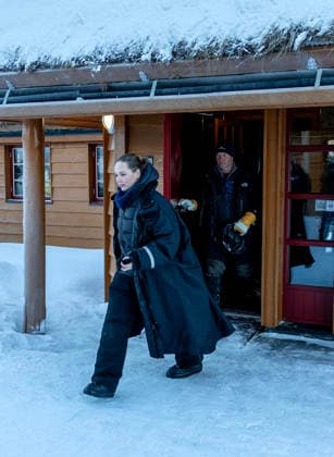 26-01-2026 Norway Princess Ingrid Alexandra arriving at Jergul Mountain Lodge by snowmobile in Karasjok. Â  Copyright: xPPEx