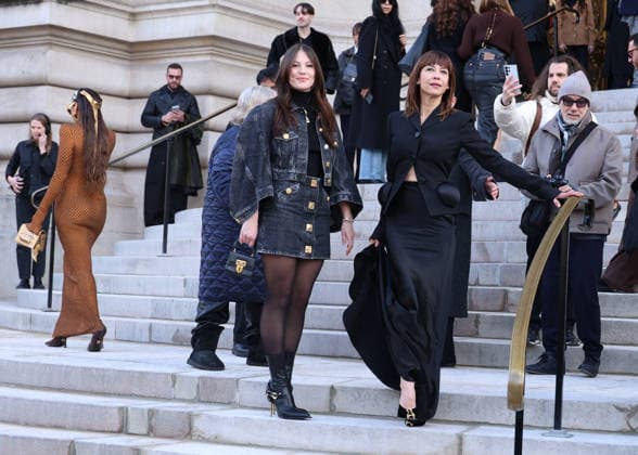 Sophie Marceau and daughter Juliette Lemley at Schiaparelli Haute Couture Spring Summer 2026 Collection fashion show, during Paris Fashion Week January 26th 2026 Denis Guignebourg Bestimage Celebrities at Schiaparelli Haute Couture Spring Summer 2026 Collection fashion show, during Paris Fashion Week January 26th 2026 Paris France  Copyright: xDenisxGuignebourgx xBestimagexDenisxGuignebourgx xBestimagex