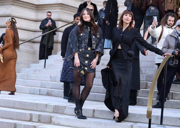 Sophie Marceau and daughter Juliette Lemley at Schiaparelli Haute Couture Spring Summer 2026 Collection fashion show, during Paris Fashion Week January 26th 2026 Denis Guignebourg Bestimage Celebrities at Schiaparelli Haute Couture Spring Summer 2026 Collection fashion show, during Paris Fashion Week January 26th 2026 Paris France  Copyright: xDenisxGuignebourgx xBestimagexDenisxGuignebourgx xBestimagex