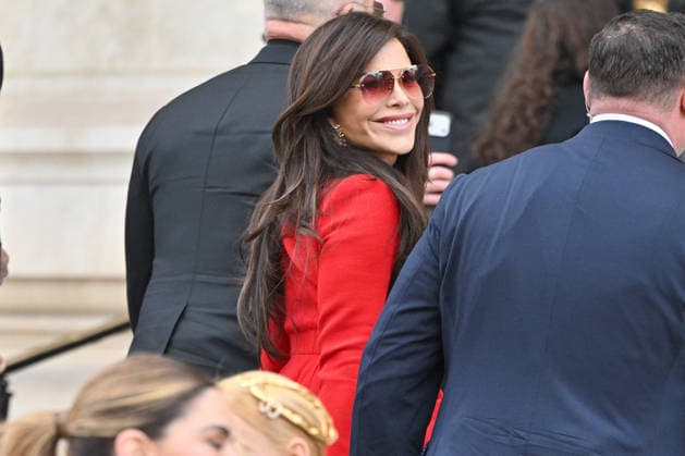 PFW Haute Couture Schiaparelli Outside Arrivals Lauren Sanchez Bezos, Jeff Bezos arriving at the Schiaparelli show during Paris Fashion Week Haute Couture in Paris, France on January 26, 2026. Photo by Julien Reynaud APS-Medias ABACAPRESS.COM Paris France  Copyright: xReynaudxJulien APS-Medias ABACAx
