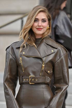 PFW Haute Couture Schiaparelli Outside Arrivals Chiara Ferragni arriving at the Schiaparelli show during Paris Fashion Week Haute Couture in Paris, France on January 26, 2026. Photo by Julien Reynaud APS-Medias ABACAPRESS.COM Paris France  Copyright: xReynaudxJulien APS-Medias ABACAx