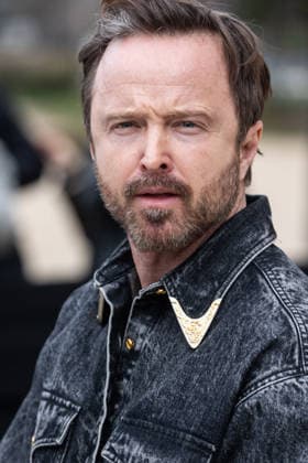 PFW Haute Couture Schiaparelli Outside Arrivals NB Aaron Paul arriving at the Schiaparelli show during Paris Fashion Week Haute Couture on January 26, 2026 in Paris, France. Photo by Nasser Berzane ABACAPRESS.COM Paris France  Copyright: xBerzanexNasser ABACAx
