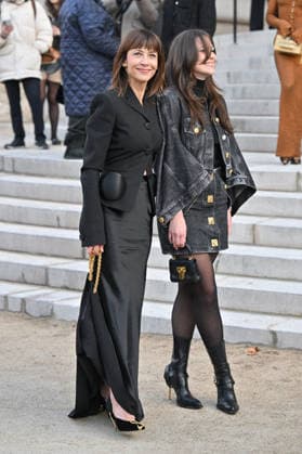 PFW Haute Couture Schiaparelli Outside Arrivals Sophie Marceau, Juliette Lemley arriving at the Schiaparelli show during Paris Fashion Week Haute Couture in Paris, France on January 26, 2026. Photo by Julien Reynaud APS-Medias ABACAPRESS.COM Paris France  Copyright: xReynaudxJulien APS-Medias ABACAx