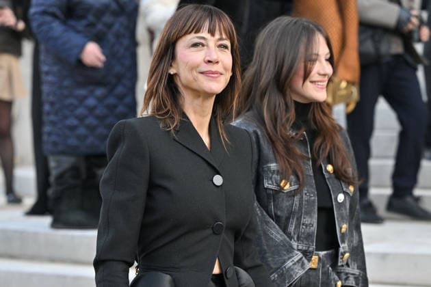 PFW Haute Couture Schiaparelli Outside Arrivals Sophie Marceau, Juliette Lemley arriving at the Schiaparelli show during Paris Fashion Week Haute Couture in Paris, France on January 26, 2026. Photo by Julien Reynaud APS-Medias ABACAPRESS.COM Paris France  Copyright: xReynaudxJulien APS-Medias ABACAx
