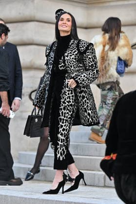 PFW Haute Couture Schiaparelli Outside Arrivals Demi Moore arriving at the Schiaparelli show during Paris Fashion Week Haute Couture in Paris, France on January 26, 2026. Photo by Julien Reynaud APS-Medias ABACAPRESS.COM Paris France  Copyright: xReynaudxJulien APS-Medias ABACAx