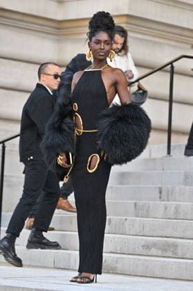 PFW Haute Couture Schiaparelli Outside Arrivals Jodie Turner Smith arriving at the Schiaparelli show during Paris Fashion Week Haute Couture in Paris, France on January 26, 2026. Photo by Julien Reynaud APS-Medias ABACAPRESS.COM Paris France  Copyright: xReynaudxJulien APS-Medias ABACAx