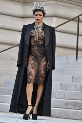 PFW Haute Couture Schiaparelli Outside Arrivals Teyana Taylor arriving at the Schiaparelli show during Paris Fashion Week Haute Couture in Paris, France on January 26, 2026. Photo by Julien Reynaud APS-Medias ABACAPRESS.COM Paris France  Copyright: xReynaudxJulien APS-Medias ABACAx