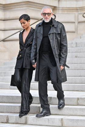 PFW Haute Couture Schiaparelli Outside Arrivals Narah Baptista, VIncent Cassel arriving at the Schiaparelli show during Paris Fashion Week Haute Couture in Paris, France on January 26, 2026. Photo by Julien Reynaud APS-Medias ABACAPRESS.COM Paris France  Copyright: xReynaudxJulien APS-Medias ABACAx