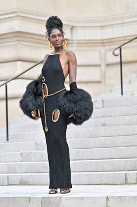 PFW Haute Couture Schiaparelli Outside Arrivals Jodie Turner Smith arriving at the Schiaparelli show during Paris Fashion Week Haute Couture in Paris, France on January 26, 2026. Photo by Julien Reynaud APS-Medias ABACAPRESS.COM Paris France  Copyright: xReynaudxJulien APS-Medias ABACAx